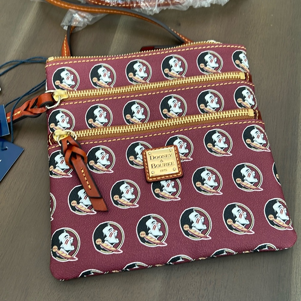 Dooney & Bourke Florida State Triple Zip Crossbody